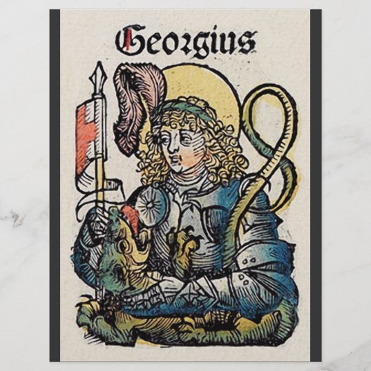 イングランドの聖ジョージ寺院 チラシ (正面)