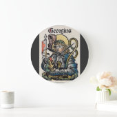 イングランドの聖ジョージ寺院 ラージ壁時計 (ホーム)