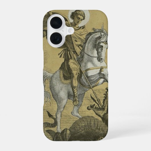 イングランドの聖ジョージ寺院 iPhone 16ケース (裏面)