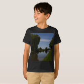 イングランドの運河の風景 Tシャツ (正面フル)