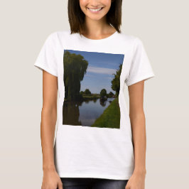 イングランドの運河の風景 Tシャツ