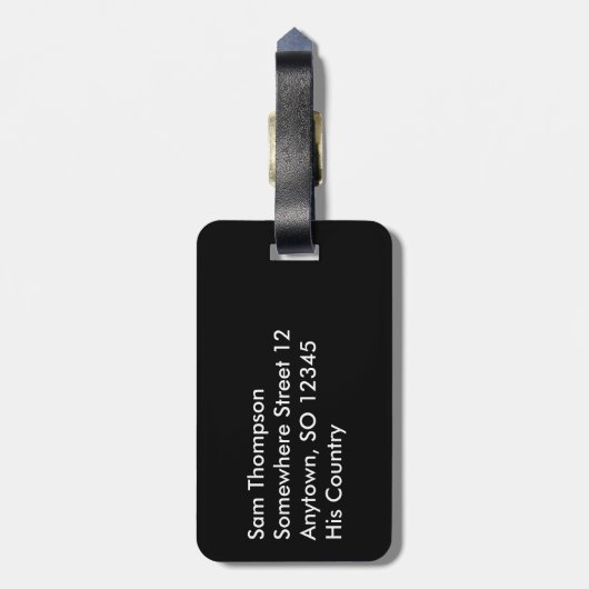 イングランドサッカー2016ファンギア ラゲッジタグ (裏面縦)