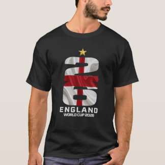 イングランドサッカー ワールドカップ2026スリーライオンTシャツ Tシャツ