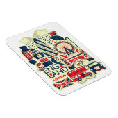 イングランドロンドンおもしろいマグネット マグネット (右側)