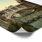 イングランドヴィンテージ写真、ケンブリッジのBridge of Sighs ポスター (角)