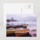イングランド北部レイクディストリクトボート ポストカード (正面/裏面)