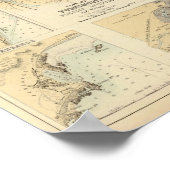 イングランド南岸の港湾 ポスター (角)