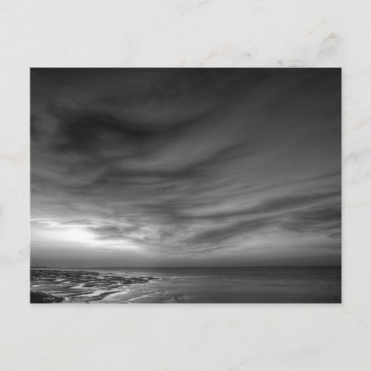 イングランド南東部の夕日 ポストカード (正面)