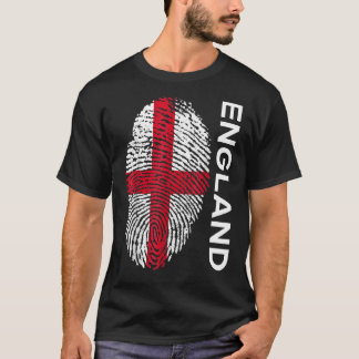 イングランド国旗のサッカーホーム Tシャツ