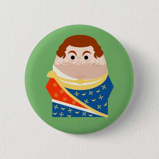 イングランド国王ヘンリー2世 缶バッジ (正面)