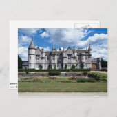 イングランド女王スコティッシュレジデンスのバルモラル ポストカード (正面/裏面)