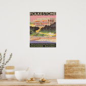 イングランド旅行プリント、フォークストーンイングランド ポスター (キッチン)