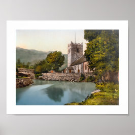 イングランド湖地区グラスミア教会 ポスター