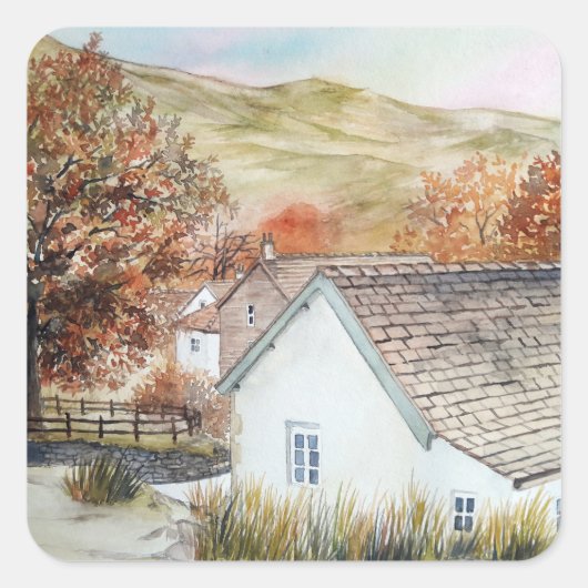 イングランド湖地区バターメア村 スクエアシール (正面)