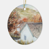 イングランド湖地区バターメア村 セラミックオーナメント (左)