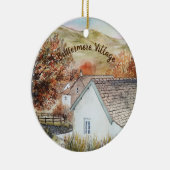 イングランド湖地区バターメア村 セラミックオーナメント (右)