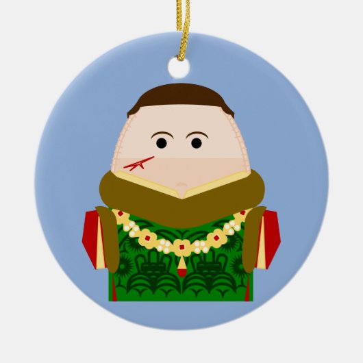 イングランド王ヘンリー5世 セラミックオーナメント (正面)