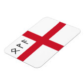 イングランド磁石 – AngloSaxon Runesの国旗 マグネット (左側)