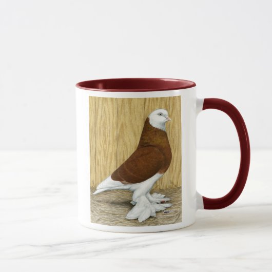 イングランド西部タンブラー赤い頭 マグカップ (右)