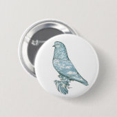 イングランド西部タンブラー:ラベンダー・モトル 缶バッジ (正面&裏面)