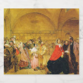 イングランド銀行の配当日（株式市場） スパークリングワインラベル (シングルラベル)