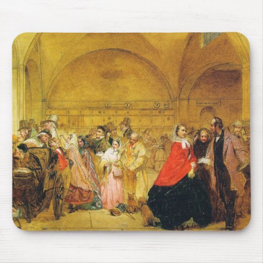 イングランド銀行の配当日（株式市場） マウスパッド (正面)