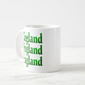 イングランド・イングランド コーヒーマグカップ (正面左)