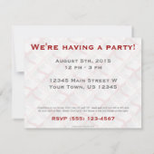 イングランド·ウェーブ旗 招待状 (裏面)