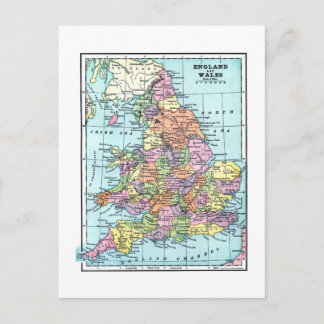 イングランド・ウェールズヴィンテージはがき ポストカード