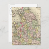 イングランド（ウェールズ） 4 ポストカード (正面/裏面)