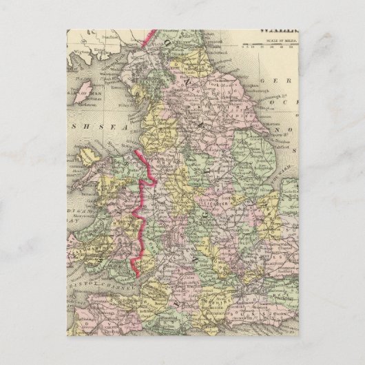 イングランド（ウェールズ） 4 ポストカード (正面)