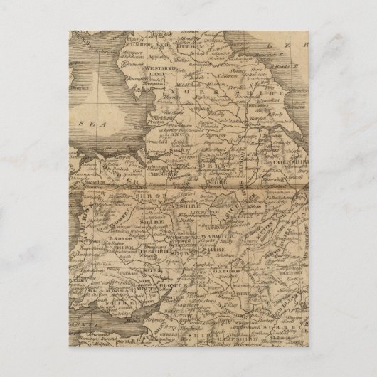 イングランド（ウェールズ） 5 ポストカード (正面)