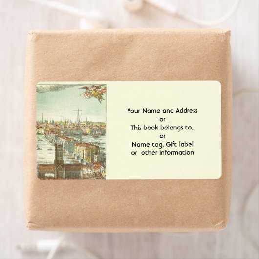 イングランド，オールドロンドン橋 ラベル (インサイチュ)