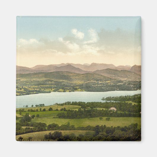 イングランド,クンブリア湖地区Lake Windermere I マグネット (正面)