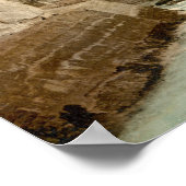 イングランド，ケント，ドーバーの白い崖 ポスター (角)