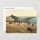 イングランド,ケント,ヘルネベイ埠頭 ポストカード (正面/裏面)