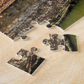 イングランド，ケンブリッジ，キングス・カレッジ，ボドリーのコート ジグソーパズル (側面)