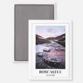 イングランド，コーンウォール州，ボスケッスル マグネット (正面/裏面)