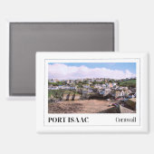 イングランド,コーンウォール州,ポートアイザック マグネット (正面/裏面)