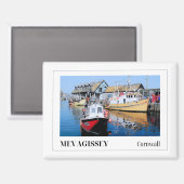 イングランド，コーンウォール，メヴァギシー マグネット (正面/裏面)