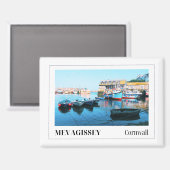 イングランド，コーンウォール，メヴァギシー マグネット (正面/裏面)