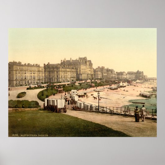 イングランド,サセックス,イーストボーン・パレード ポスター (正面)