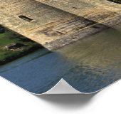 イングランド、サセックス、ボディアム城。 ポスター (角)