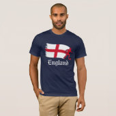 イングランド・サッカー国旗 Tシャツ (正面フル)