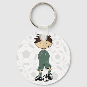 イングランド・サッカー・ゴールキーパー・キーチェーン キーホルダー