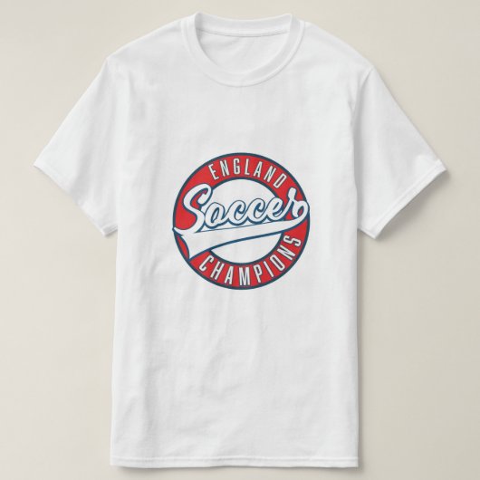 イングランド サッカー チャンピオン ロゴ Tシャツ (デザイン正面)