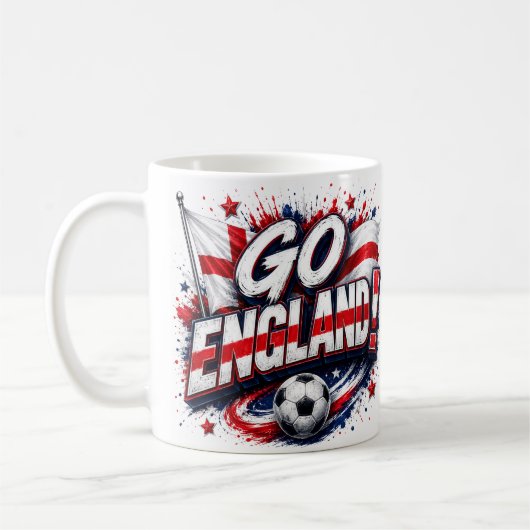 イングランド サッカー ファン 2026 コーヒーマグカップ (左)