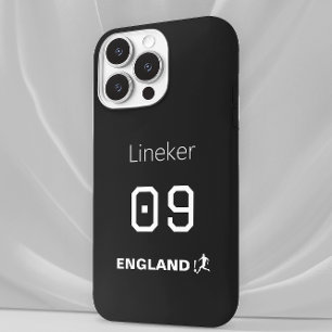 イングランド サッカー ブラック ホワイト ケース カスタム 名前
