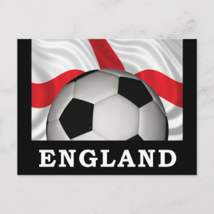 イングランド サッカー ポストカード