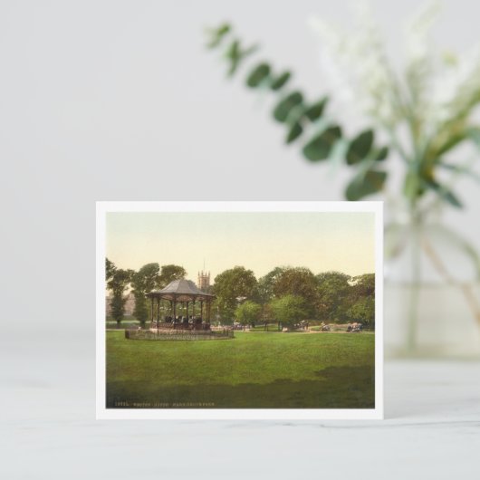 イングランド,サマーセすごいット,ウェストン・マーレのグローブ公園 ポストカード (スタンド正面)